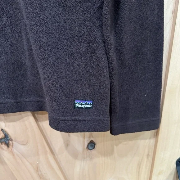 Patagonia 1/4 Quarter Zip Fleece Pullover Sweater Stand-Collar Brown Size Small - Picture 2 of 10